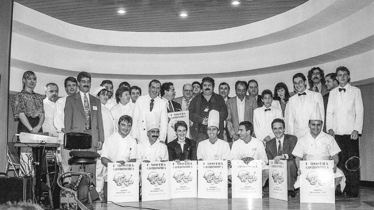 Primera edició de la mostra gastronòmica, l'any 1992.