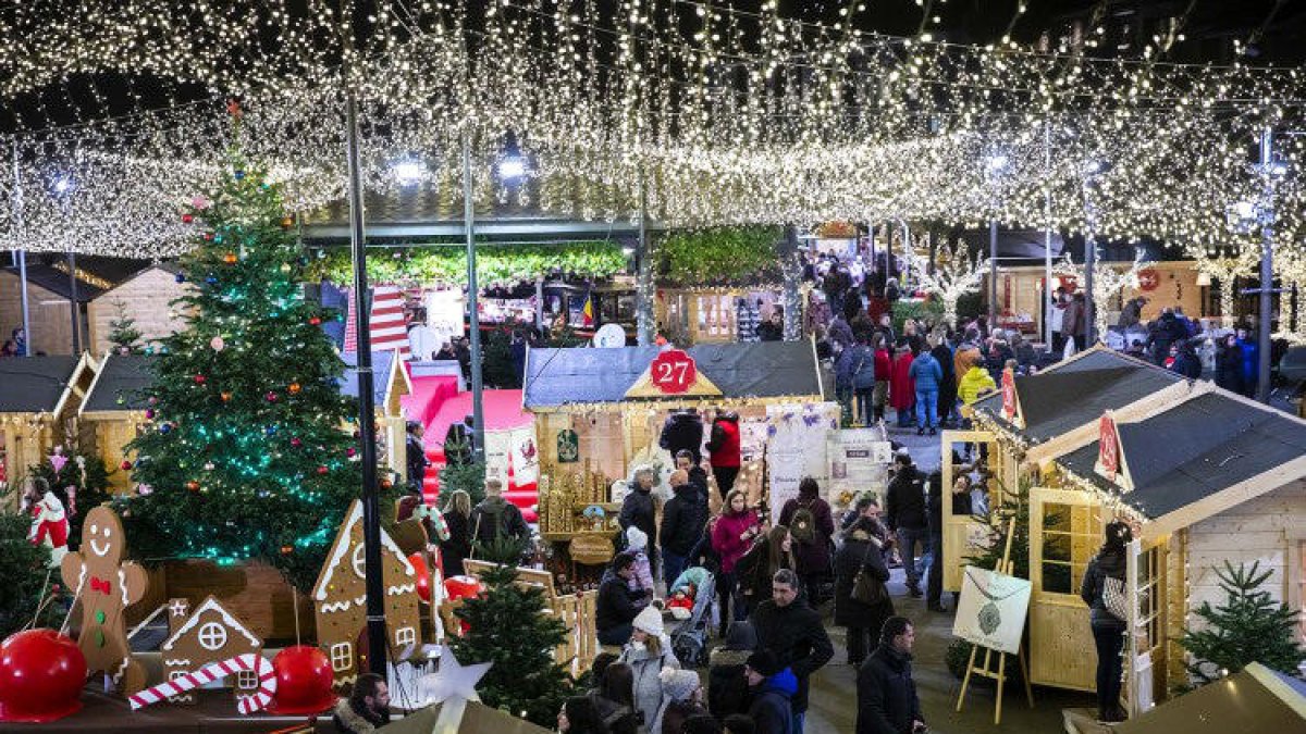 Enllumenat del Poblet de Nadal.