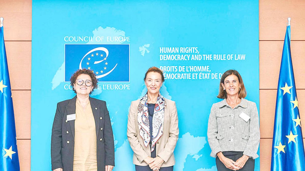 Pallarés i Vilarrubla amb Marija Pejcinovic.