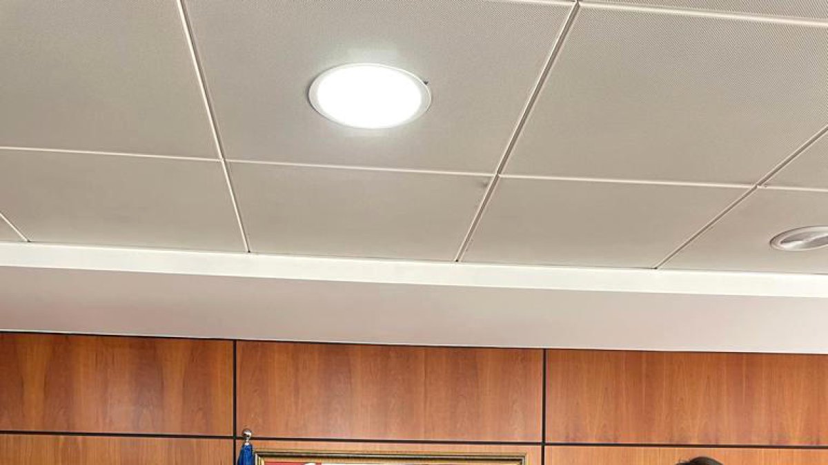 Visita dels representants de Velles Cases.