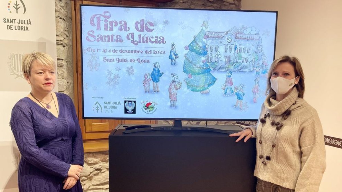 Presentació de la fira de Santa Llúcia avui