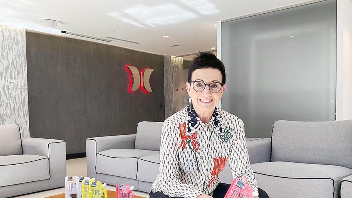 Carme Ruscalleda, durant una visita al Principat.