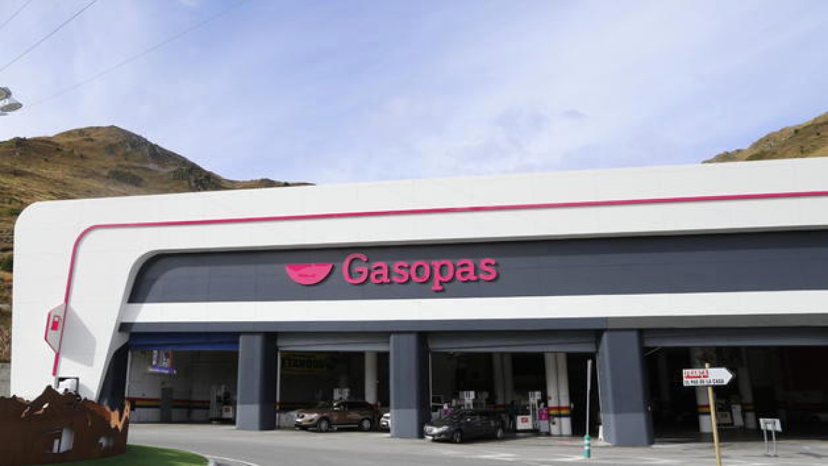 L'estació de Gasopas al Pas de la Casa.