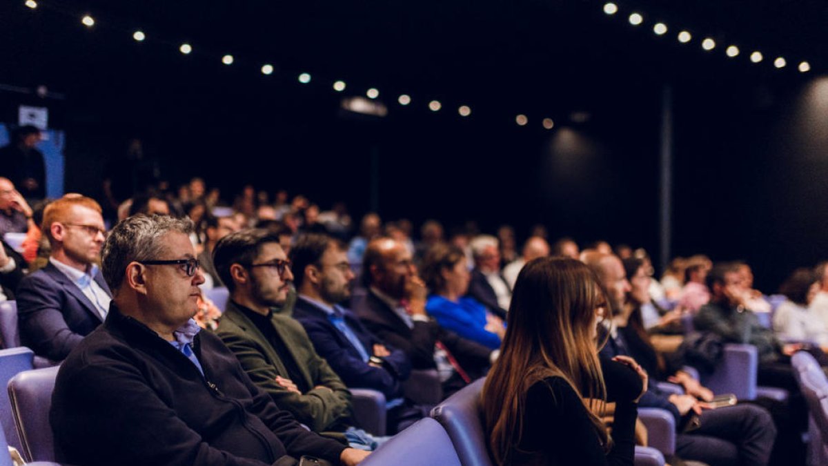 Els assistents a la jornada, ahir.