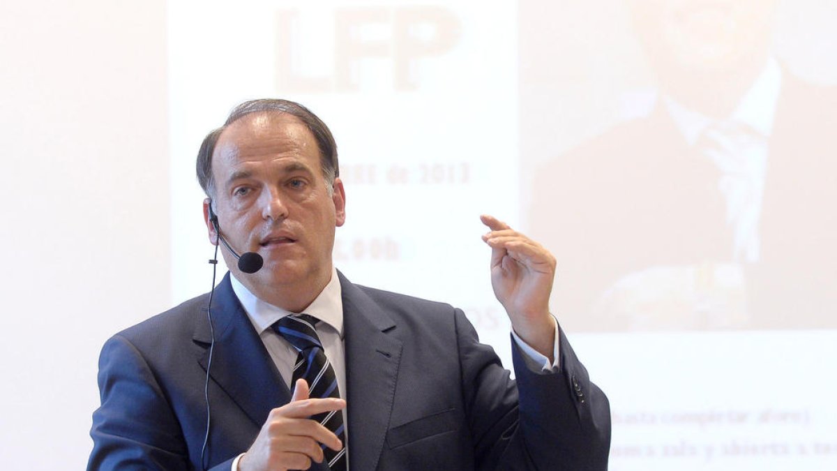 El president de LaLiga, Javier Tebas.