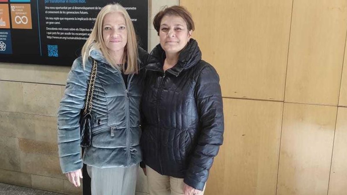Les representants dels treballadors al consell d'administració de la CASS, Jacqueline Caubet i Montserrat Martínez Vecina