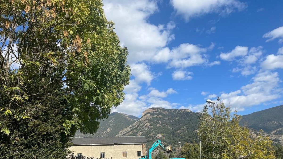 Inici obres sispony carretera la massana