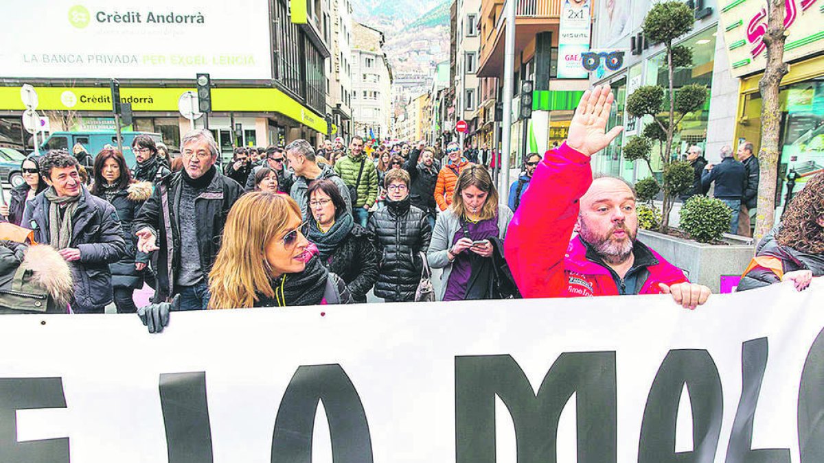 Una manifestació anterior.