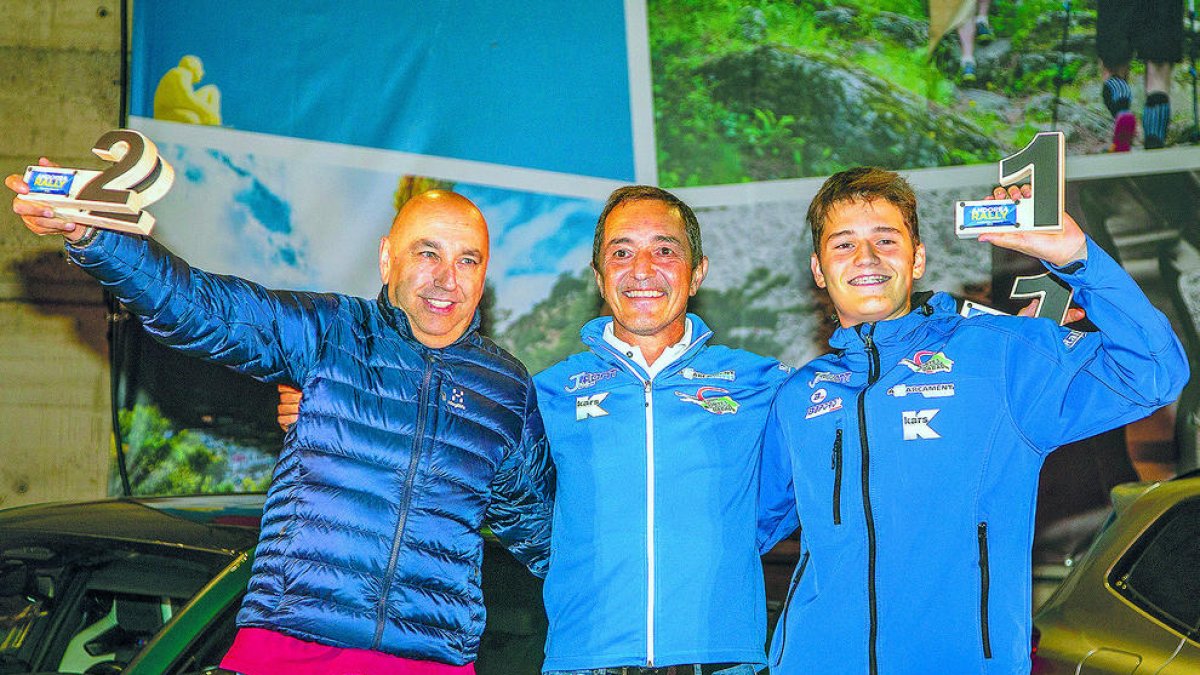 Joan Vinyes, pare i fill, van guanyar el Ral·li d'Andorra.