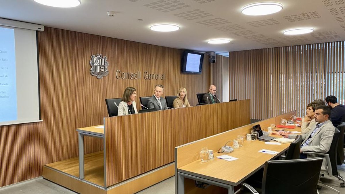 Comissió legislativa, ministra d'Educació, Ester Vilarrubla