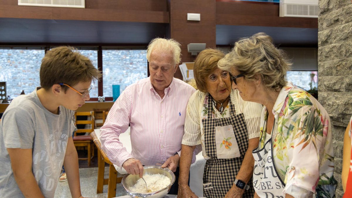 L'últim taller intergeneracional que es va realitzar
