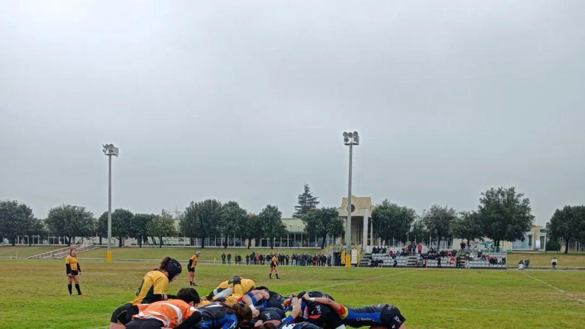 Un instant del partit.