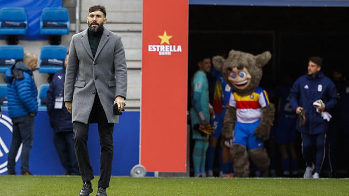Jon López i Eder Sarabia, diumenge al Nacional.