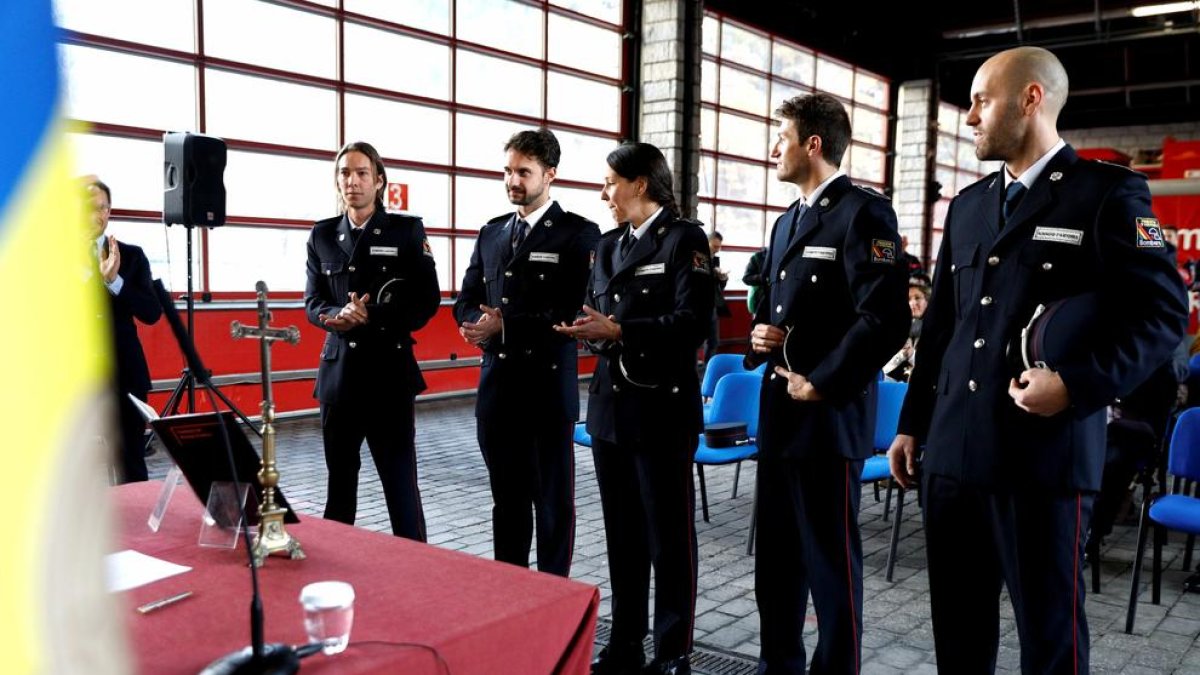 Jurament de la 35a promoció dels bombers