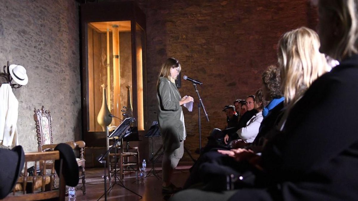 Lectura dramatitzada en homenatge a Antoni Morell ahir a la Farga Rossell