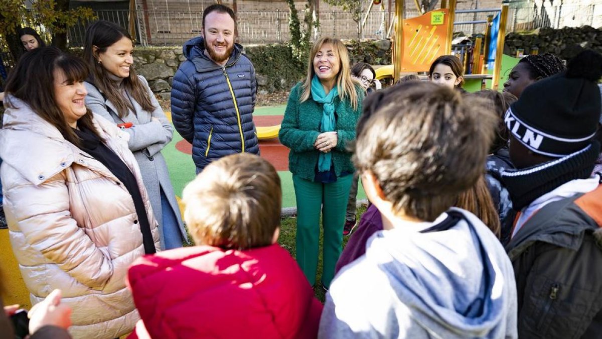 Conxita Marsol en l'acte d'avui al Parc Central