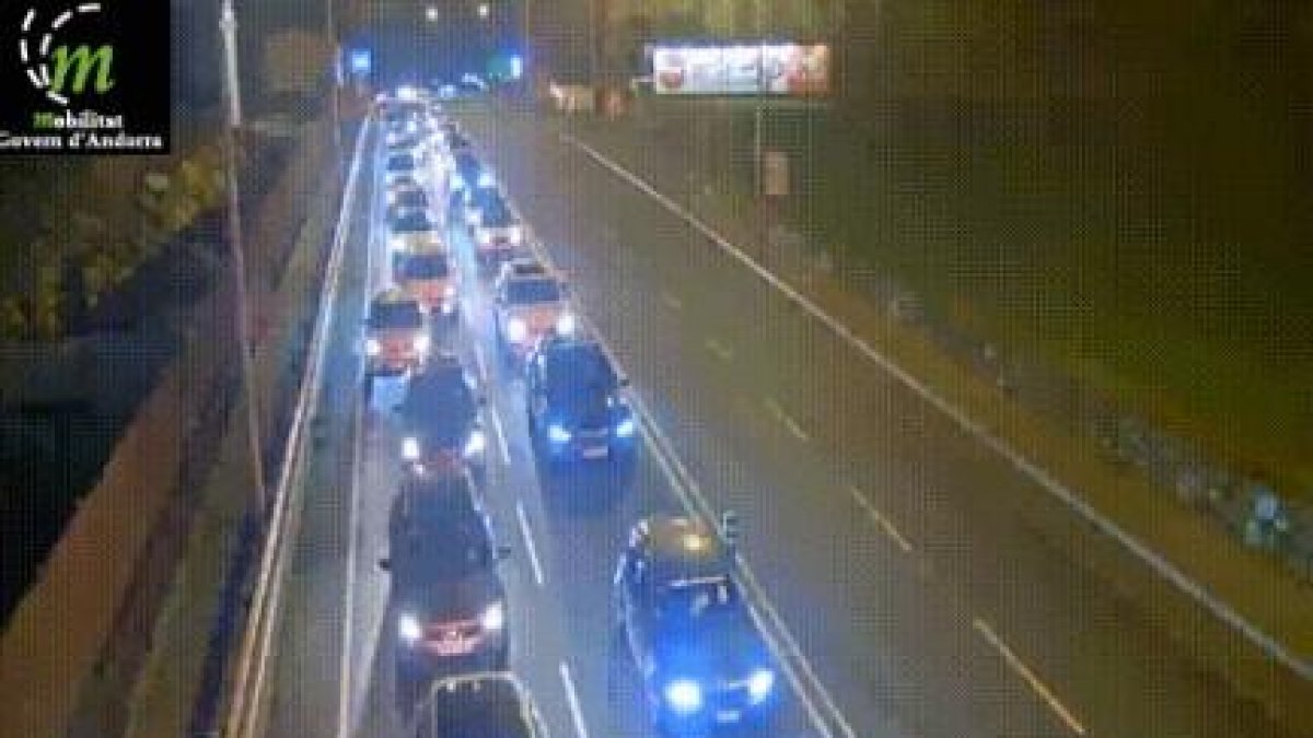 Cues aquest vespre a la frontera hispanoandorrana