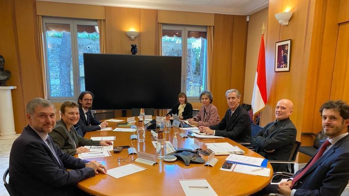 Trobada entre els caps negociadors d'Andorra, Mònaco i San Marino per a l'acord d'associació de la UE