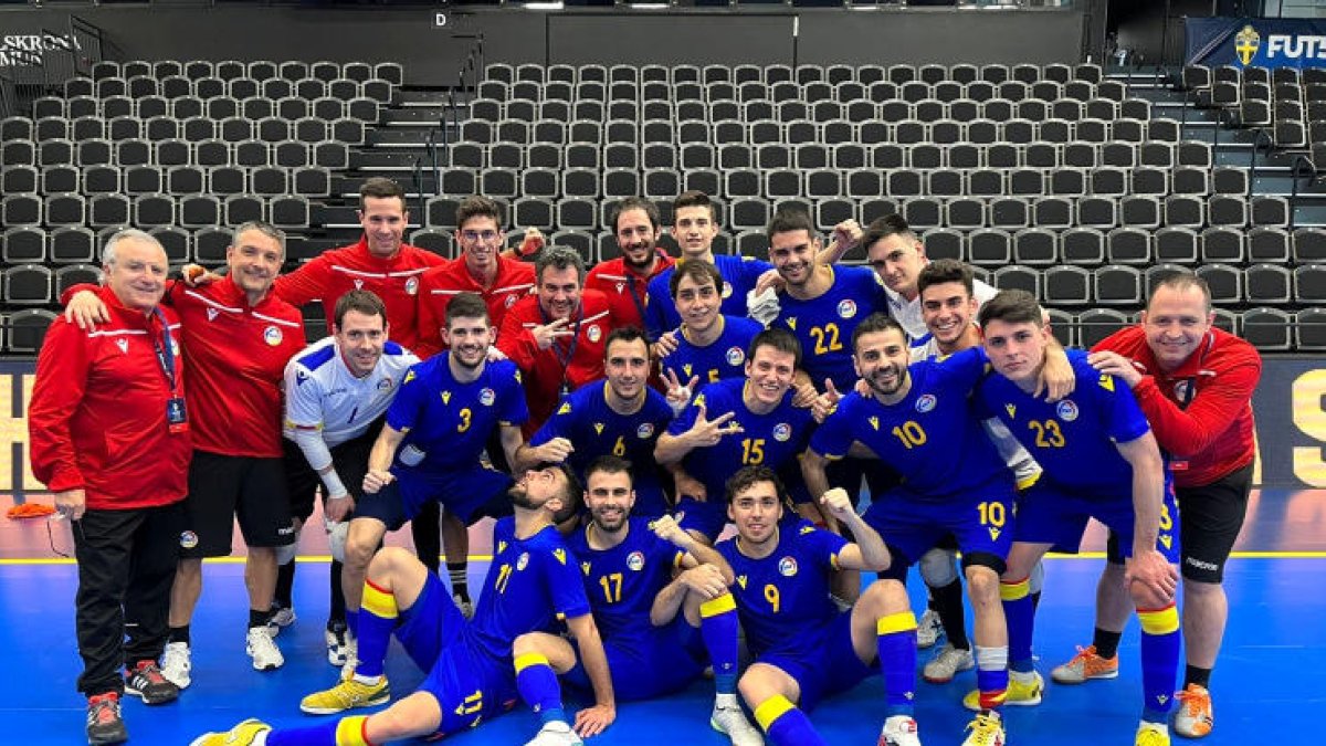 La selecció, a l'últim Premundial.