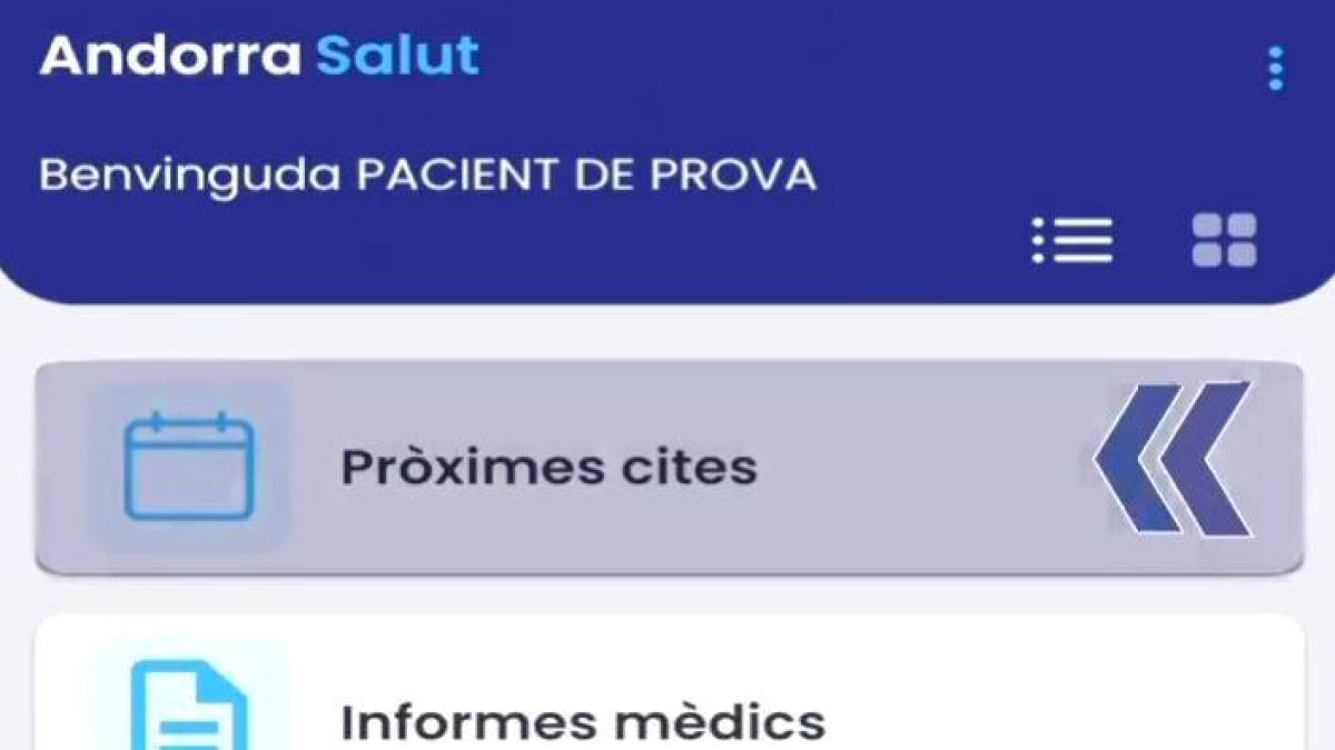 Noves funcionalitats de l'app de Salut.