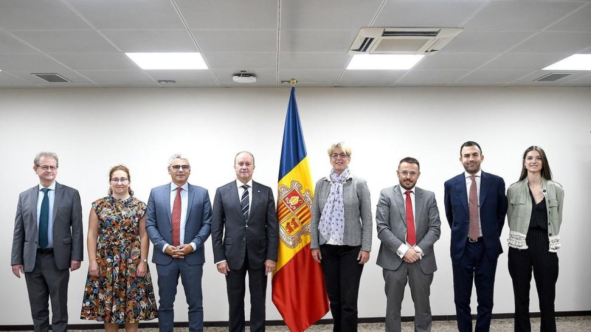 Visita de la delegació de la Comissió de Venècia per avaluar Andorra el setembre passat