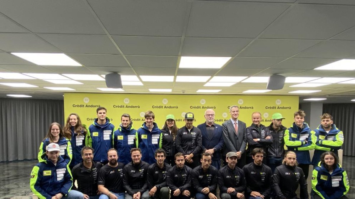 Presentació de l'equip d'esquí alpí aquest matí
