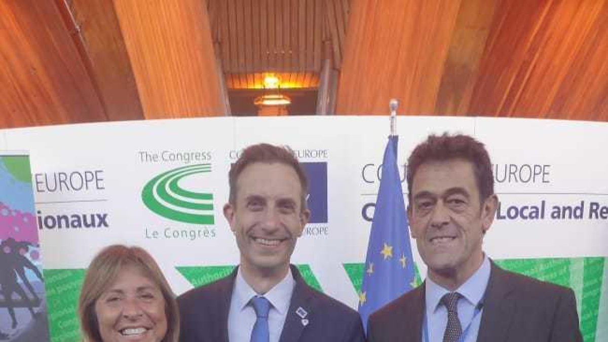 Conxita Marsol i Josep Àngel Mortés amb Mathieu Mori