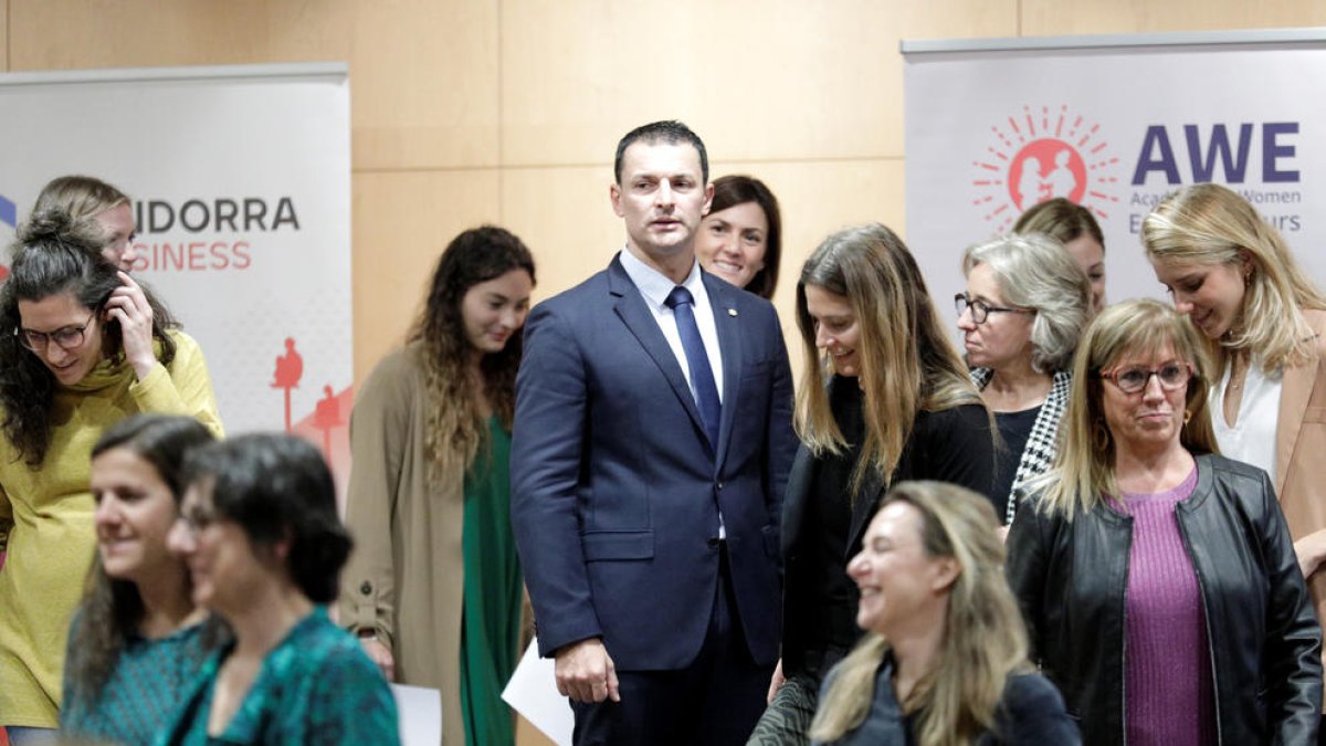 Jordi Gallardo en un acte que es va celebrar ahir.