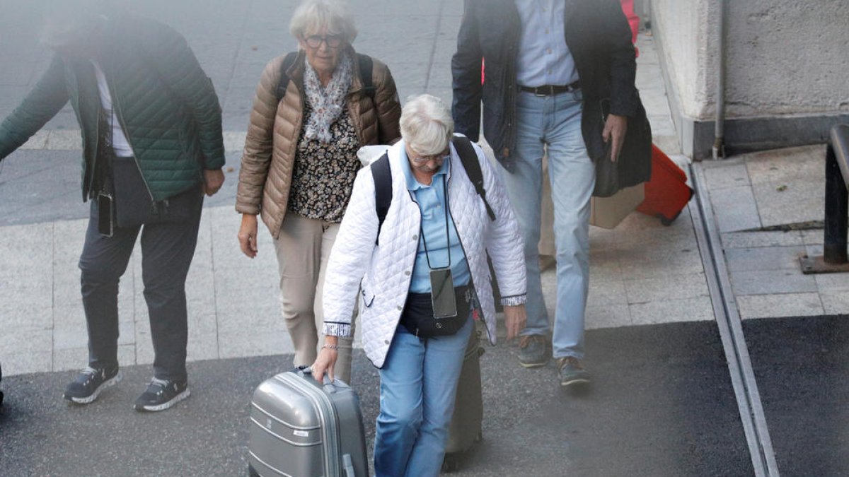 Un grup de turistes.