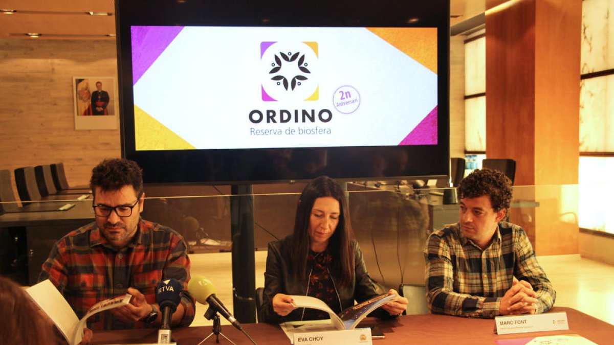 Presentació dels actes per celebrar el segon aniversari de la reserva de la biosfera.