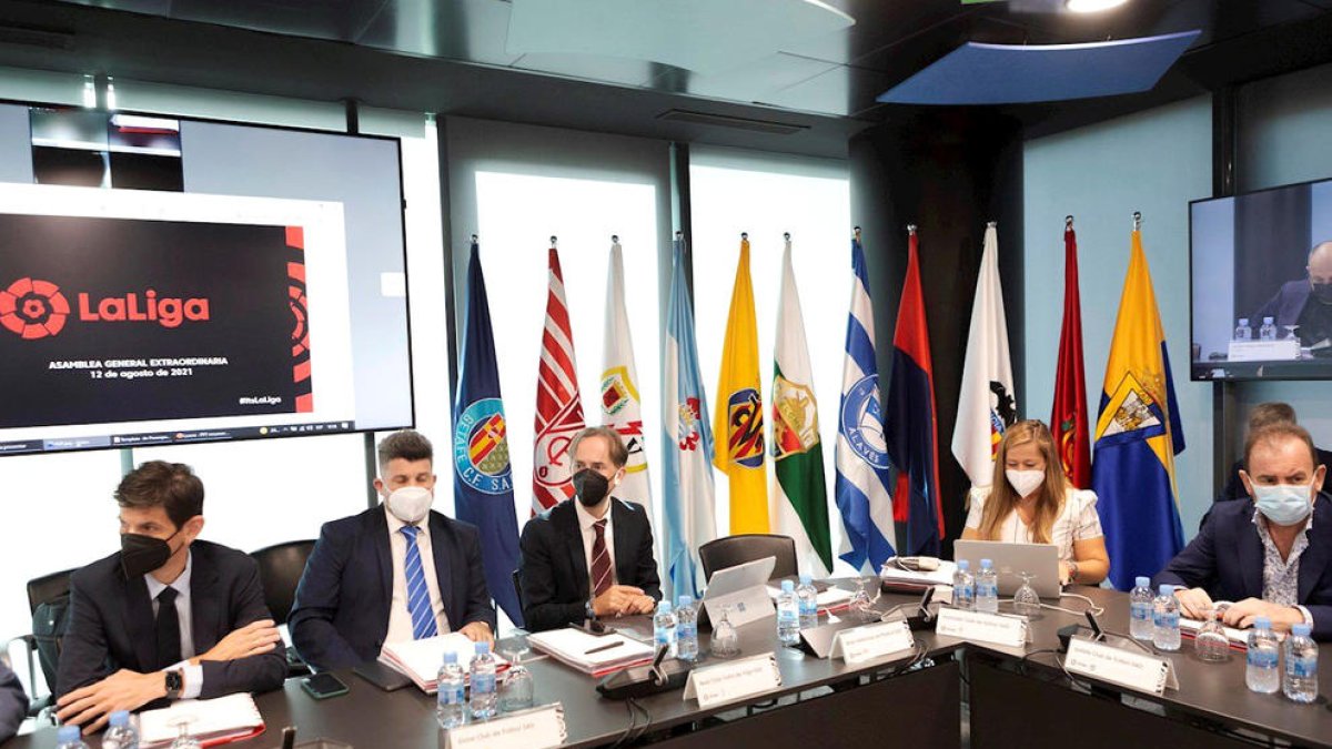 Assemblea anterior de LaLiga.