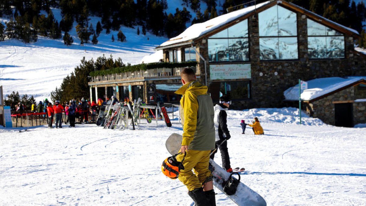 Esquiadors al Tarter.