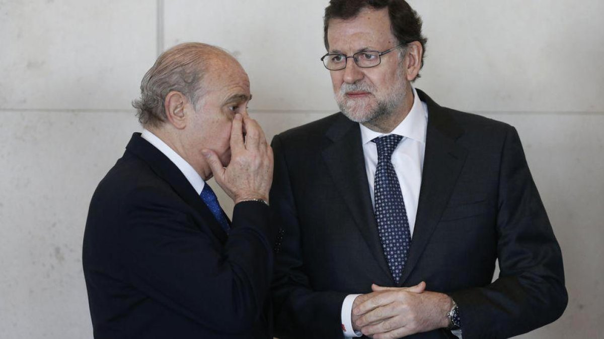 Rajoy amb Fernández Díaz.