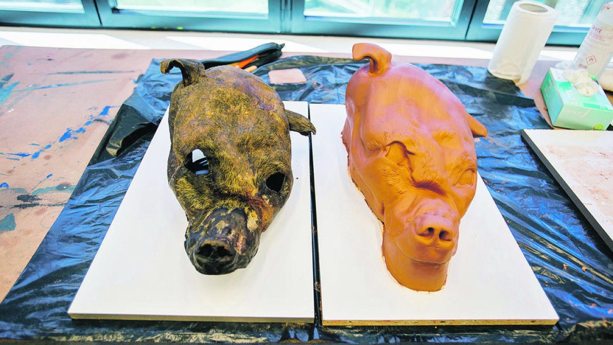 La màscara del Ball de l'Ossa d'Ordino.