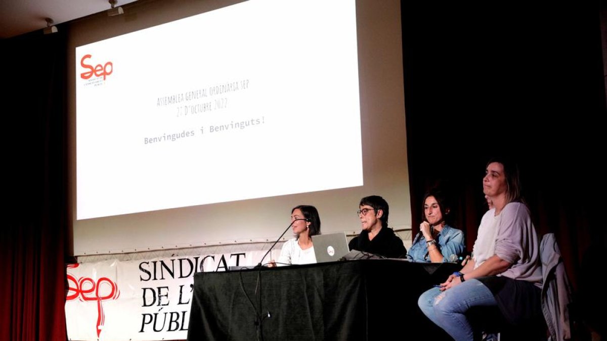 L'Assemblea del SEP ha tingut lloc a la sala del comú d'Escaldes