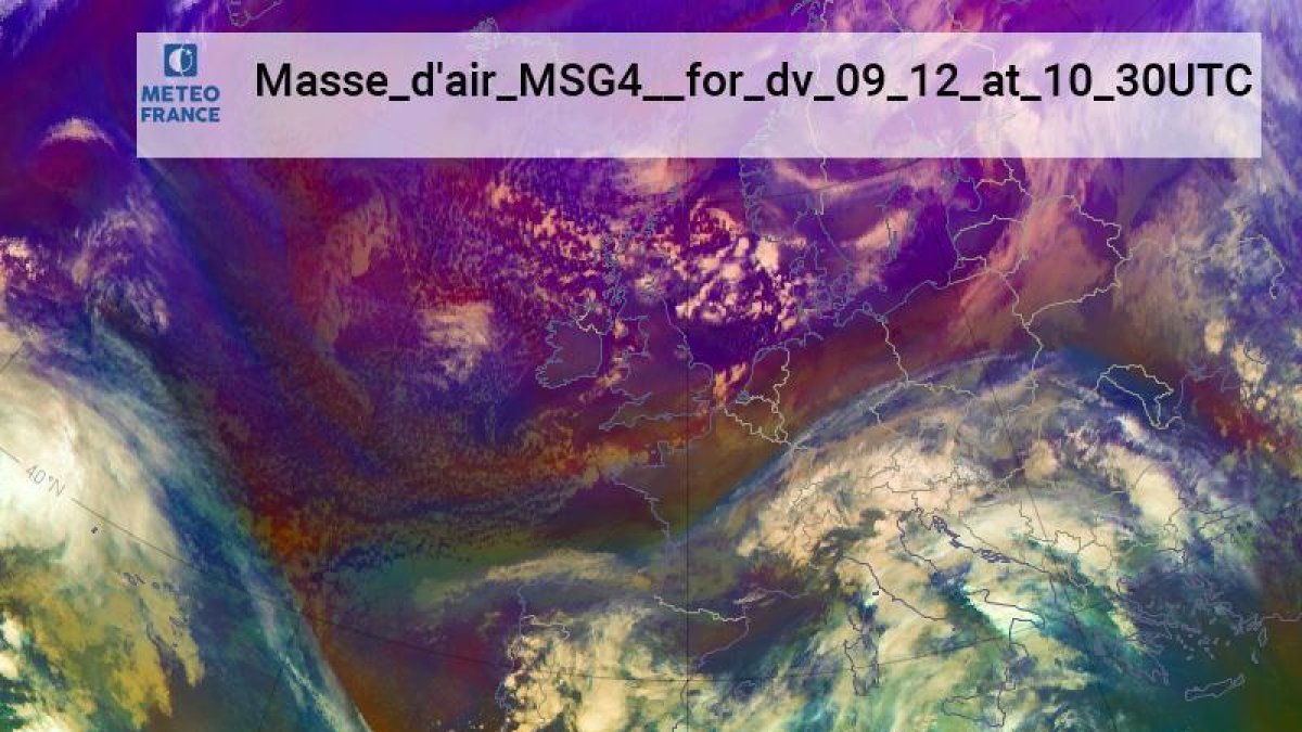 Masses d'aire previstes per avui
