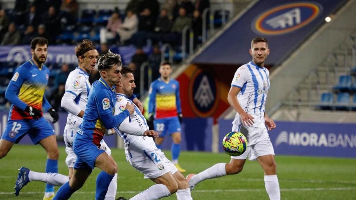 Un moment del partit