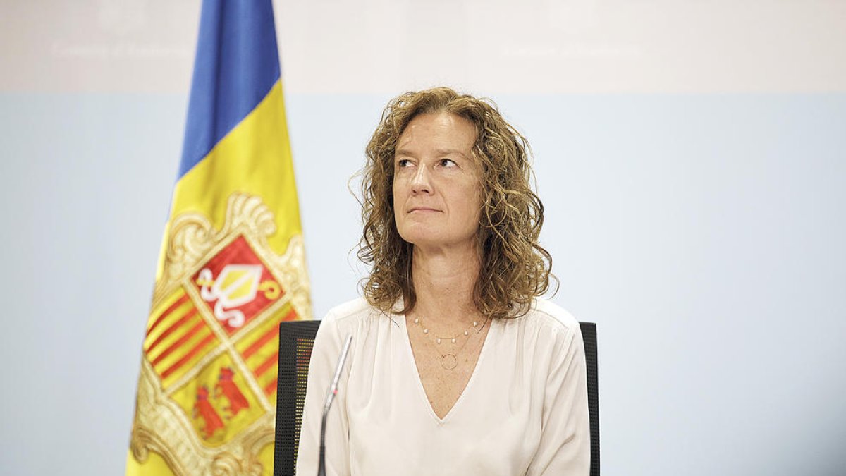 La ministra de Medi Ambient, Agricultura i Sostenibilitat, Sílvia Calvó, va explicar ahir el projecte de llei.