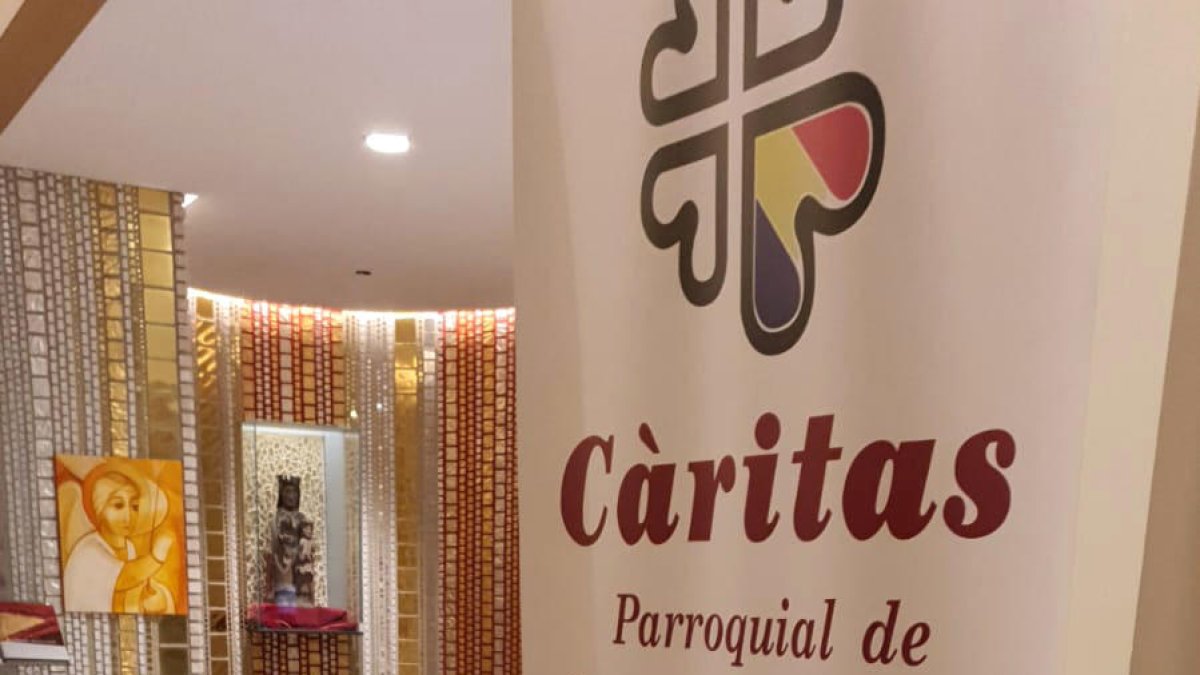 Un dels punts de recollida de la campanya.