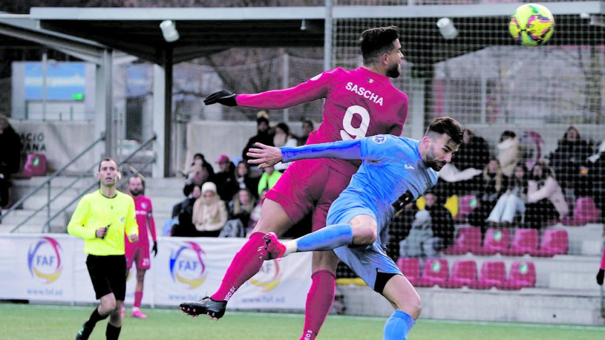 El davanter Sascha Andreu va aconseguir el primer gol de l'Inter Escaldes.