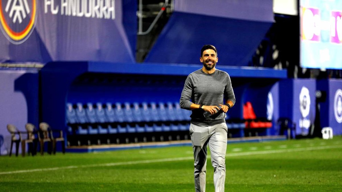 L'entrenador de l'FC Andorra, Eder Sarabia