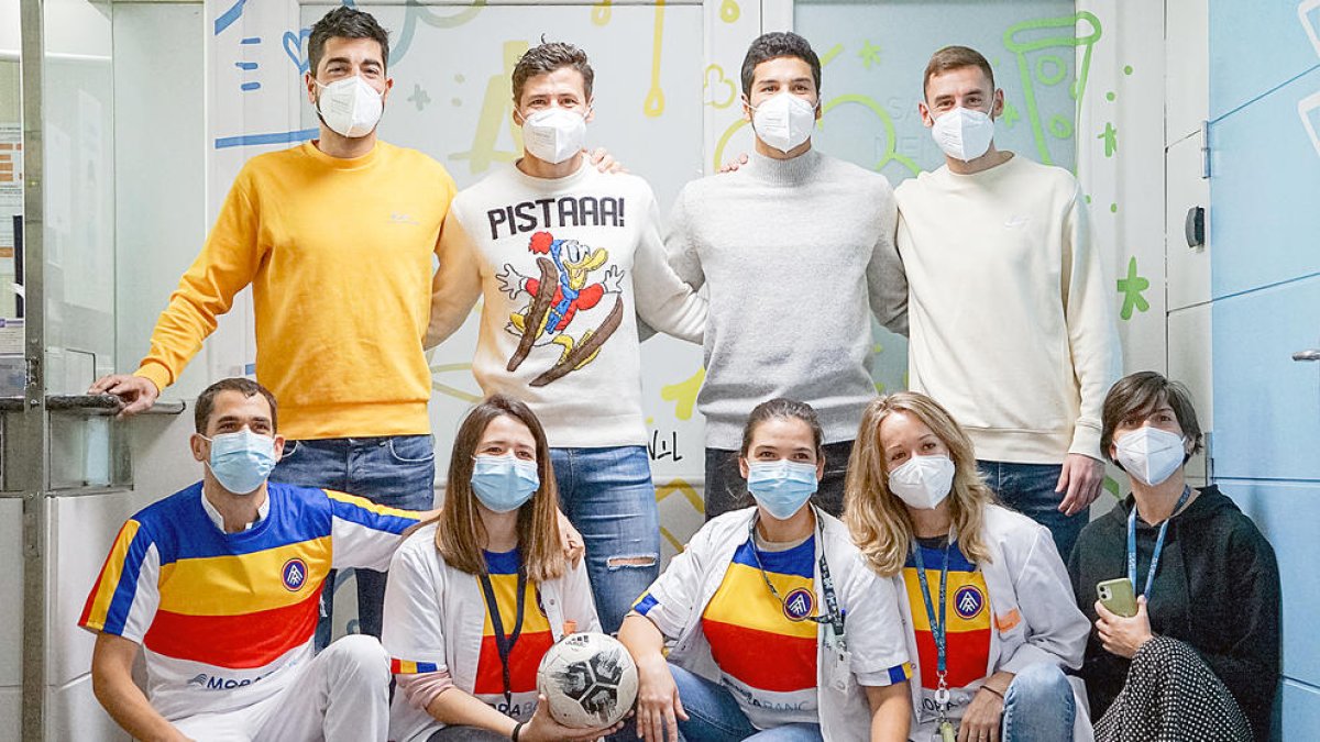 Visita dels capitans a l'hospital