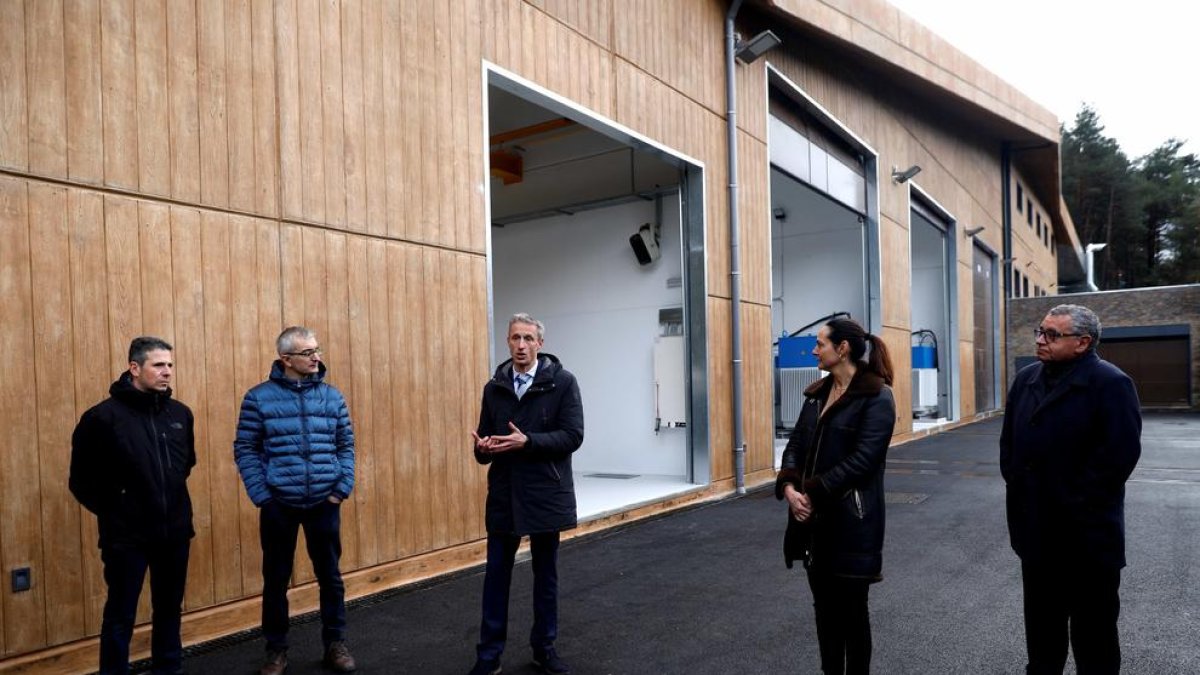 Visita a la nova estació transformadora i repartidora (ETR) de la Gonarda