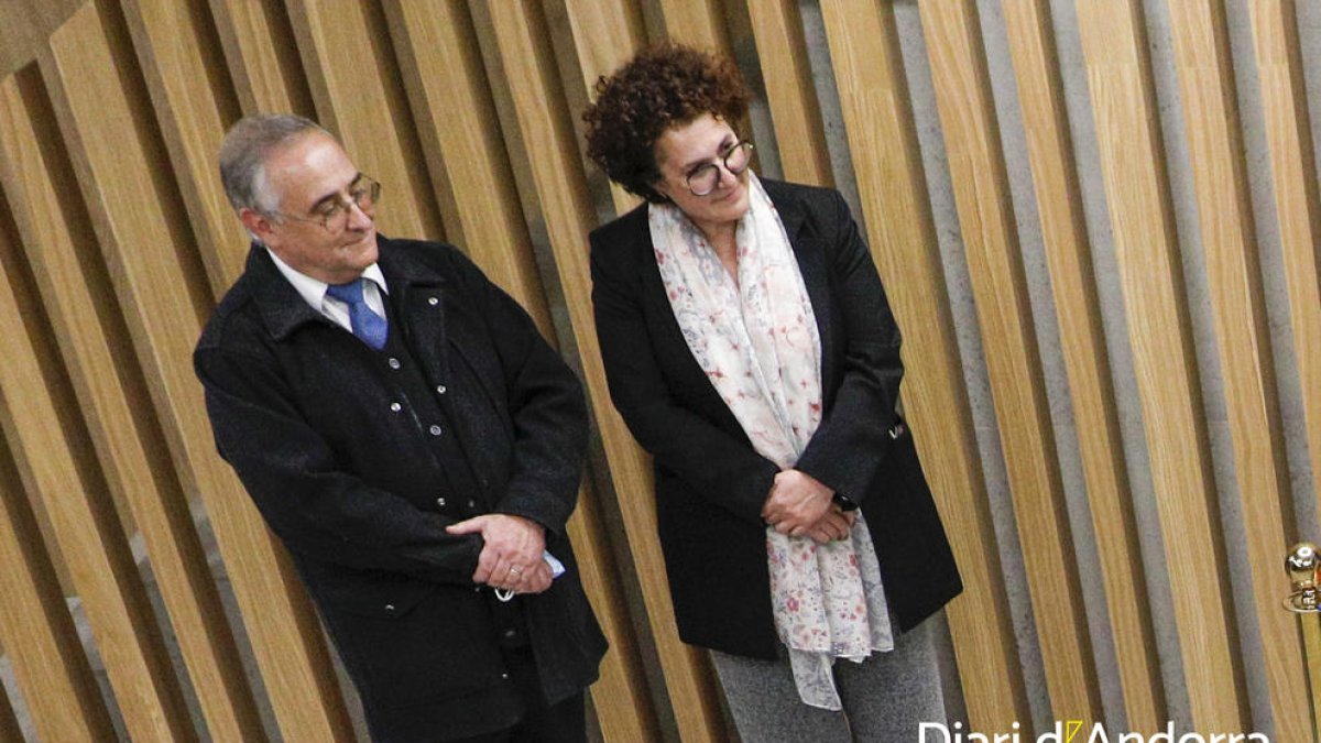 Albert Font i Judith Pallarés, ahir