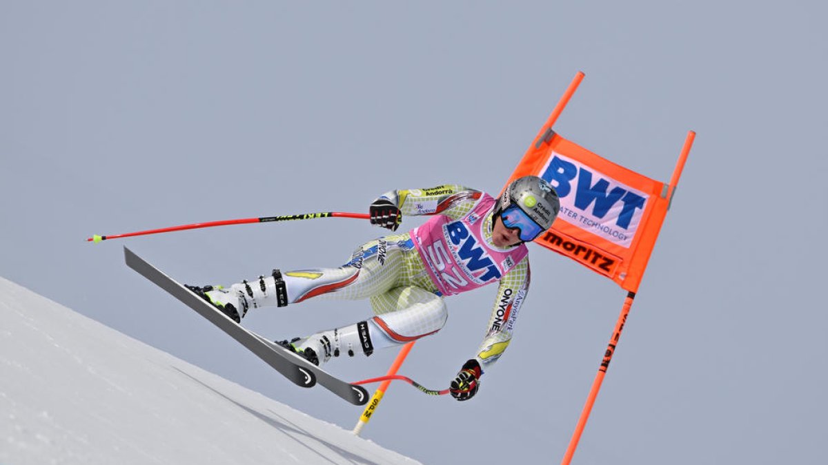 Cande Moreno, a Saint Moritz.