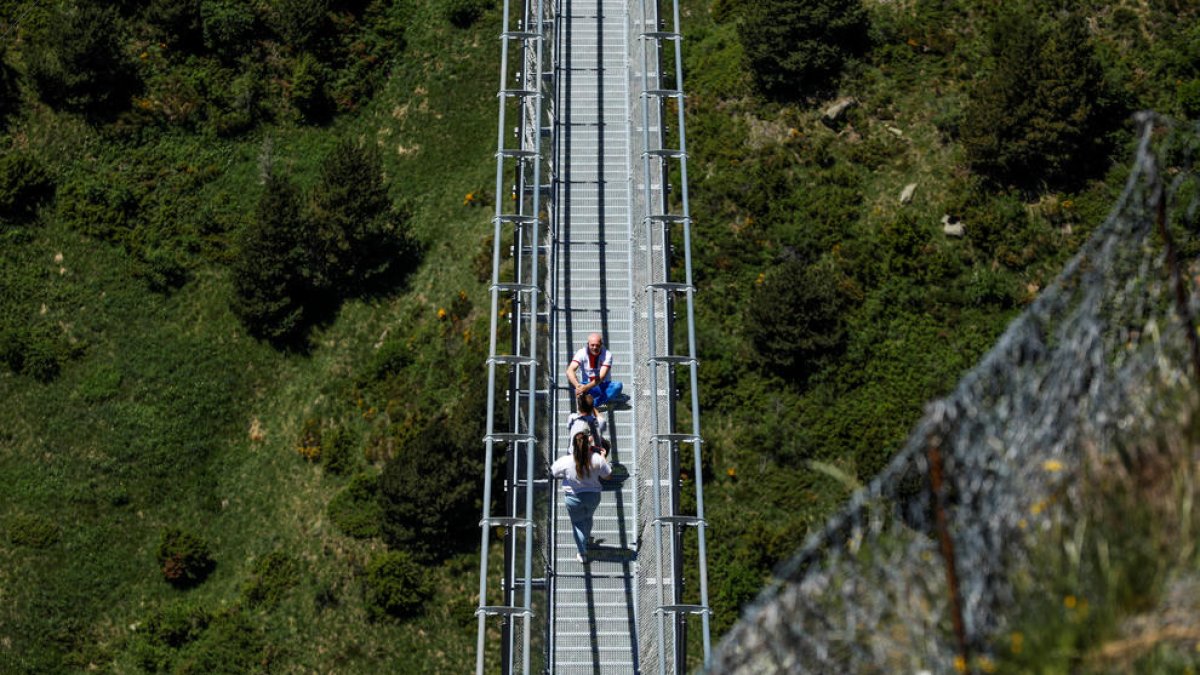 El pont tibetà de la vall del Riu.