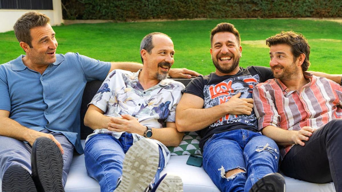 Els protagonistes de 'Machos alfa'.