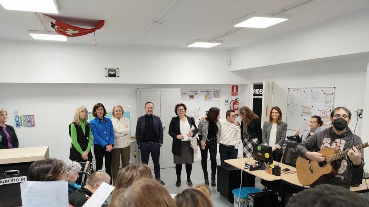 Les autoritats aquest matí a la fundació