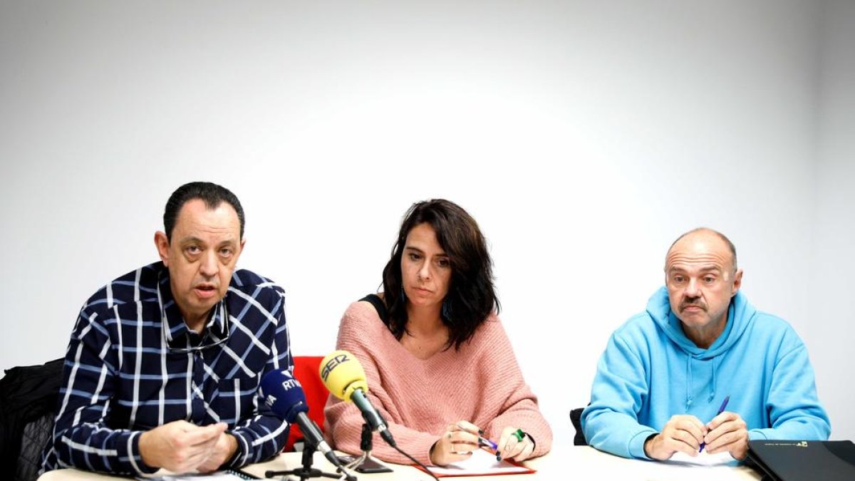 Roda de premsa de la plataforma dels cossos especials i l'USdA