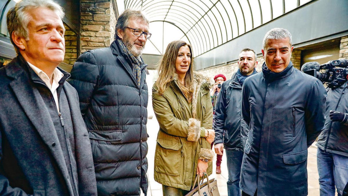 El primer dia del judici de BPA, el 15 de gener del 2018.